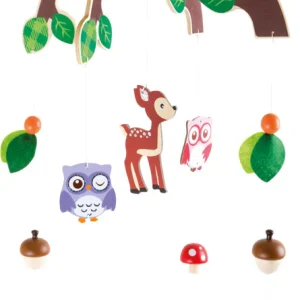 Mobile Animaux forestiers "jeu en bois"