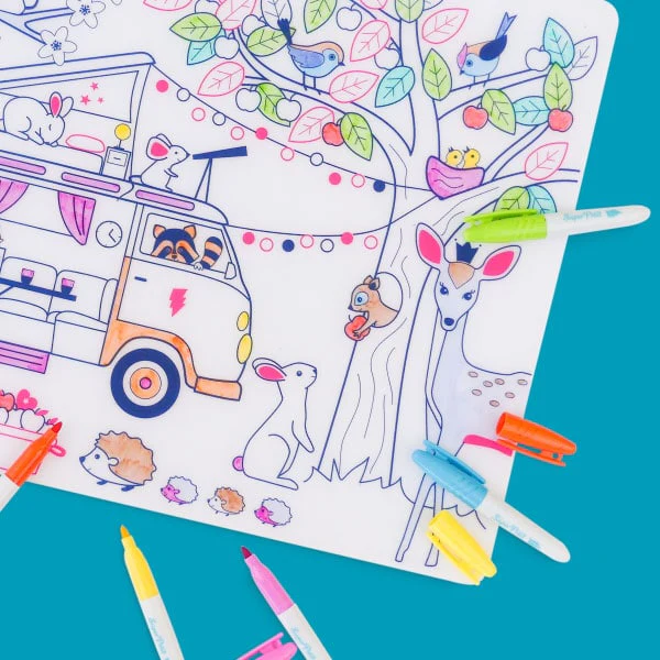 Coloriage BOITE 10 FEUTRES EFFAÇABLES POUR SILICONE – Image 5