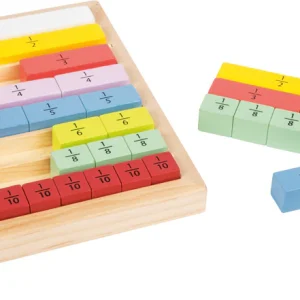 Table de Fractions Éducate – Jeu pédagogique en bois 6+ | Legler (Small Foot)