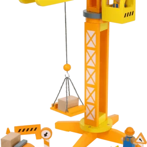 Grue avec accessoires de chantier