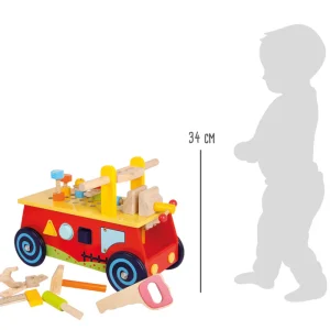 Voiture de motricité & établi 12m+ | Legler (Small Foot)