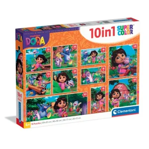 Dora The Explorer - 1x60 + 2x48 + 4x30 + 3x18 pièces - 1x60 + 2x48 + 4x30 + 3x18 pièces
