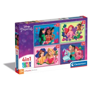 Disney Princess - 1x12 + 1x16 + 1x20 + 1x24 pièces
