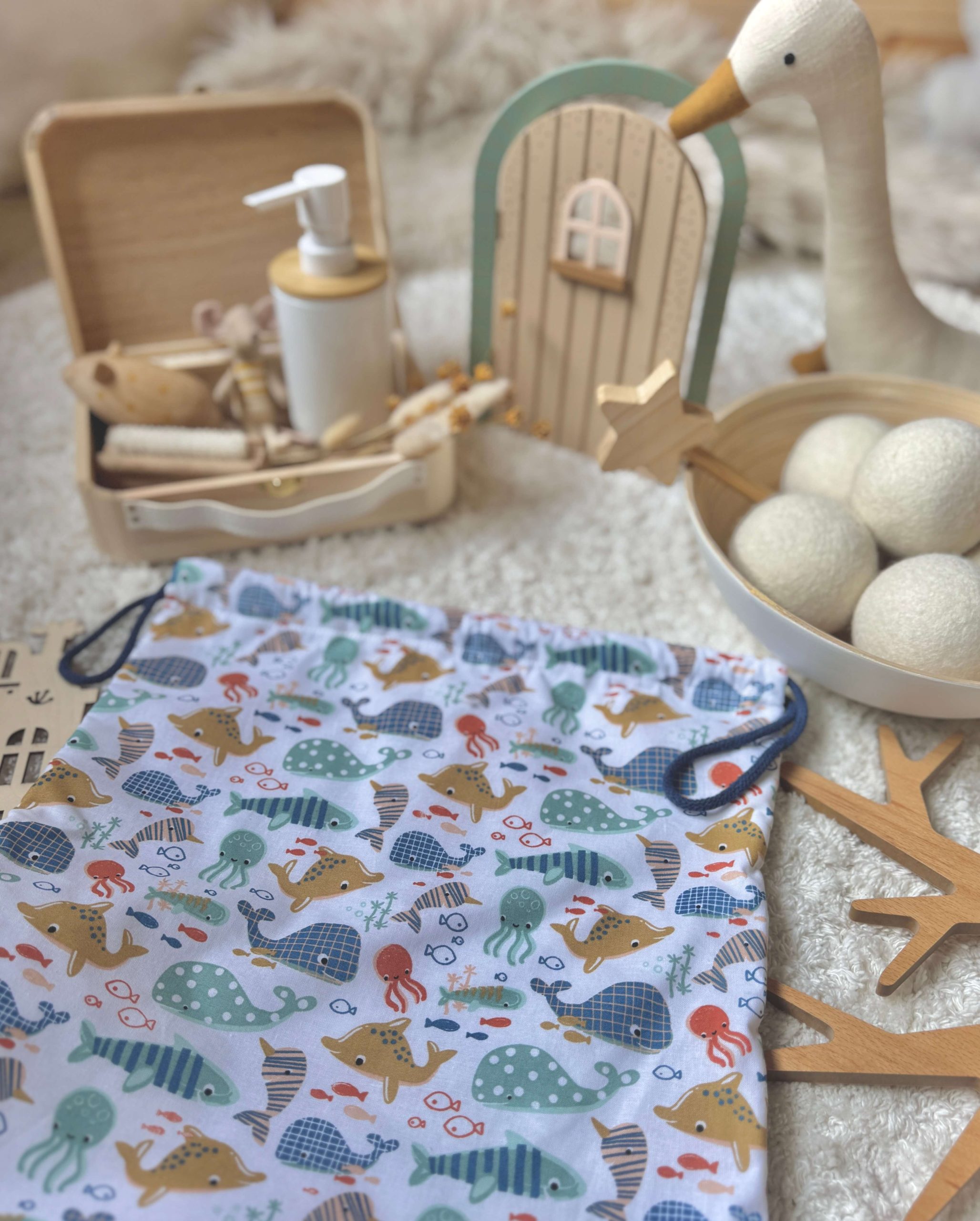 Pochon - Sac de Piscine - Sac Doudou / Plouf – Image 2