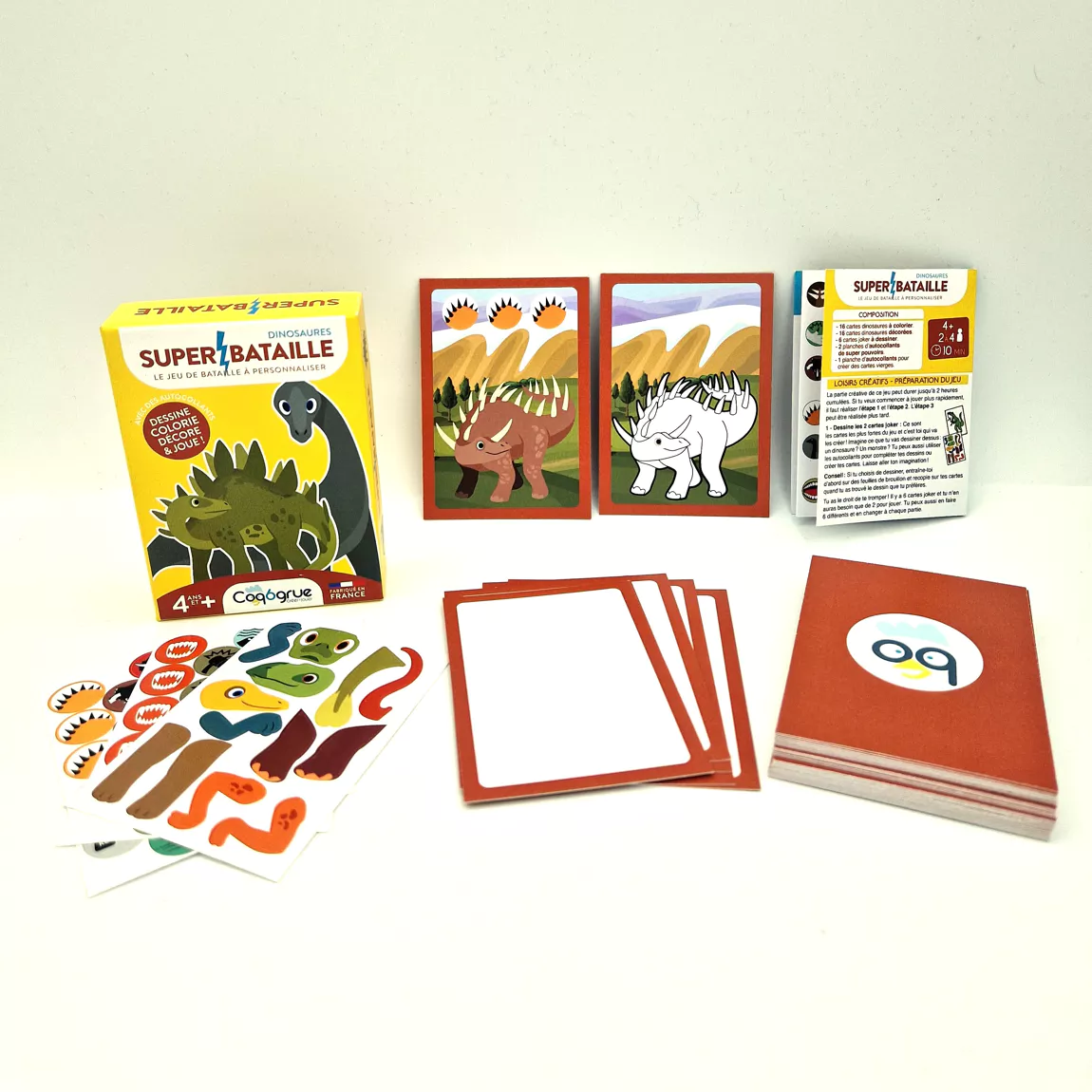 Jeu de cartes "Super Bataille Dinosaures" – Image 2