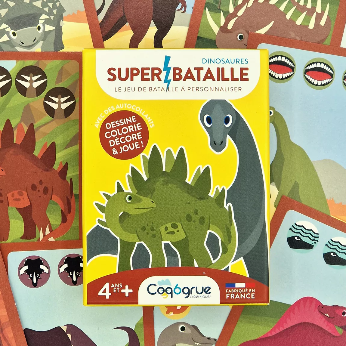 Jeu de cartes "Super Bataille Dinosaures" – Image 4