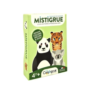 Jeu de cartes "Mistigrue Animaux en danger"