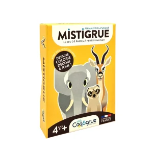 Jeu de cartes "MISTIGRUE Animaux Savane"