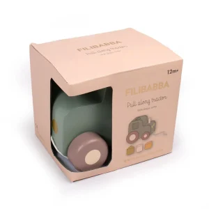 Tracteur à tirer avec trieur de formes