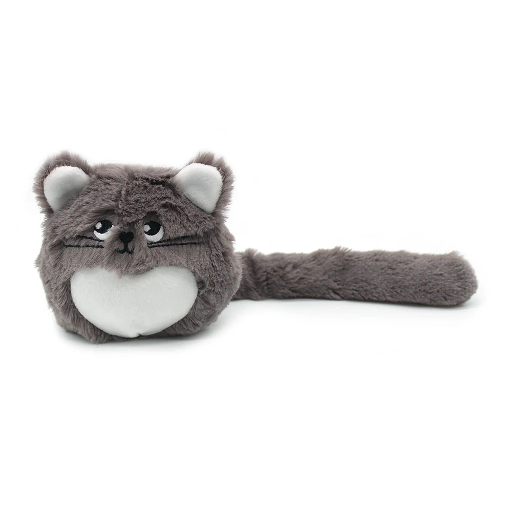 Peluche chat Miaou maman et son bébé gris - Les Ptipotos – Image 6