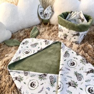 Cape de bain Lapinou / Animaux de la Forêt