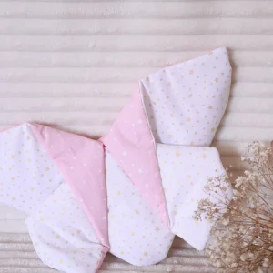 Veilleuse Papillon Origami étoilé Rose Doré