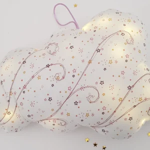 Veilleuse Nuage Étoilé Violet
