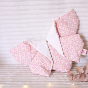 Veilleuse Papillon Origami Rose Doré