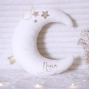 Veilleuse lune uni sur mesure