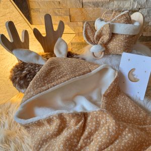 Cape de bain Lapinou / Double Gaze Asoli