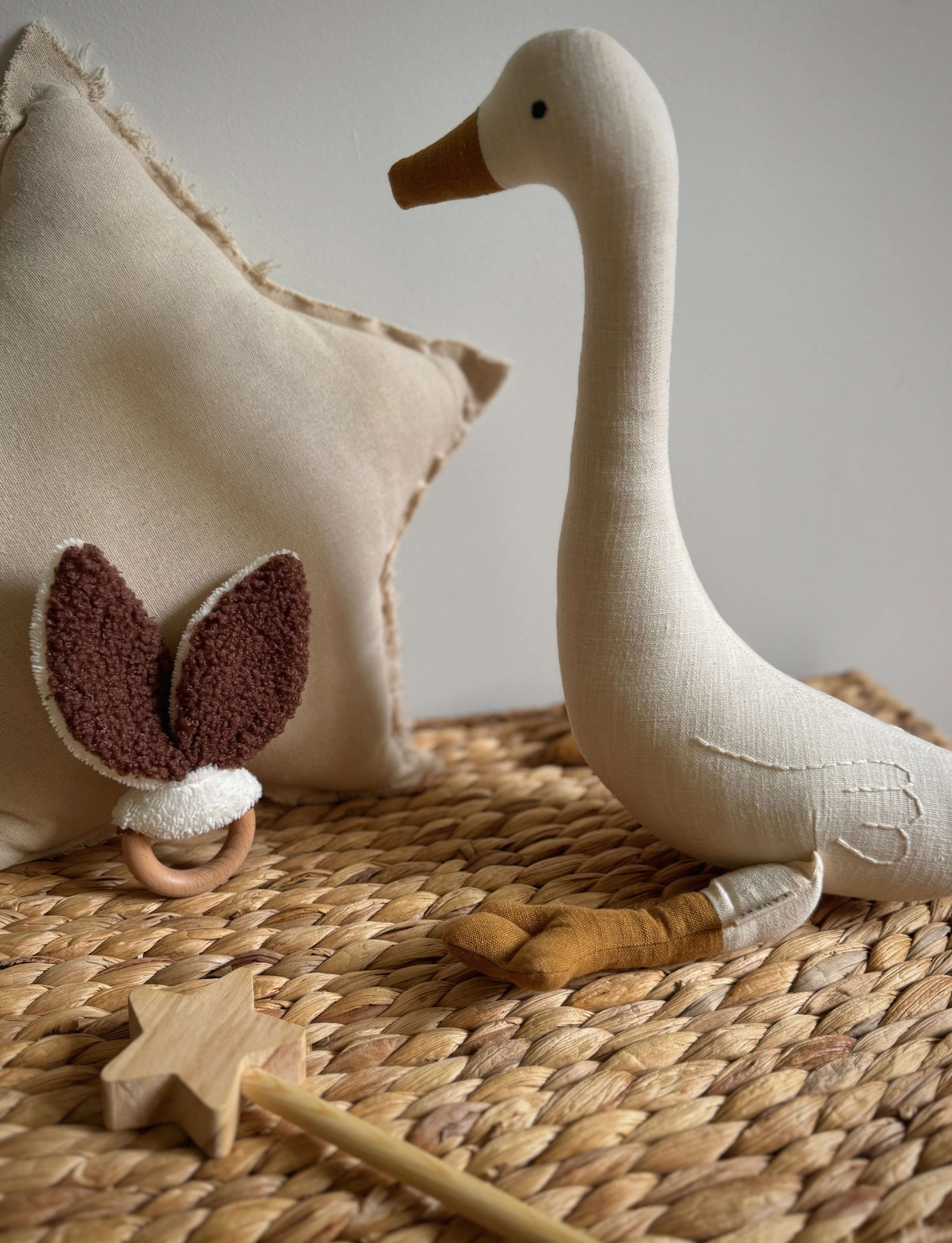 Cape de bain Lapinou / Teddy Peluche Cacao – Image 5