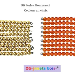 Perles Complément Table de Seguin, doré ou orange