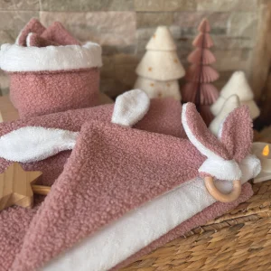 Cape de bain Lapinou / Teddy Peluche Pétale