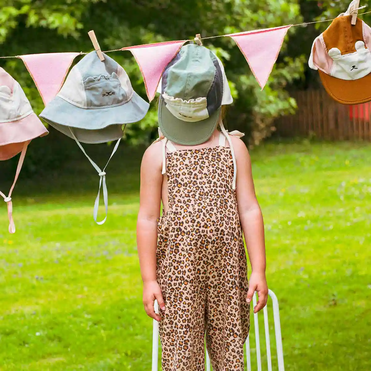 Camper Cap Lion Vert et Bleu – Image 7