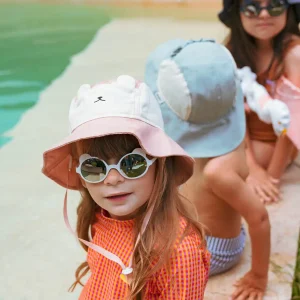 Camper Hat Ourson Rose