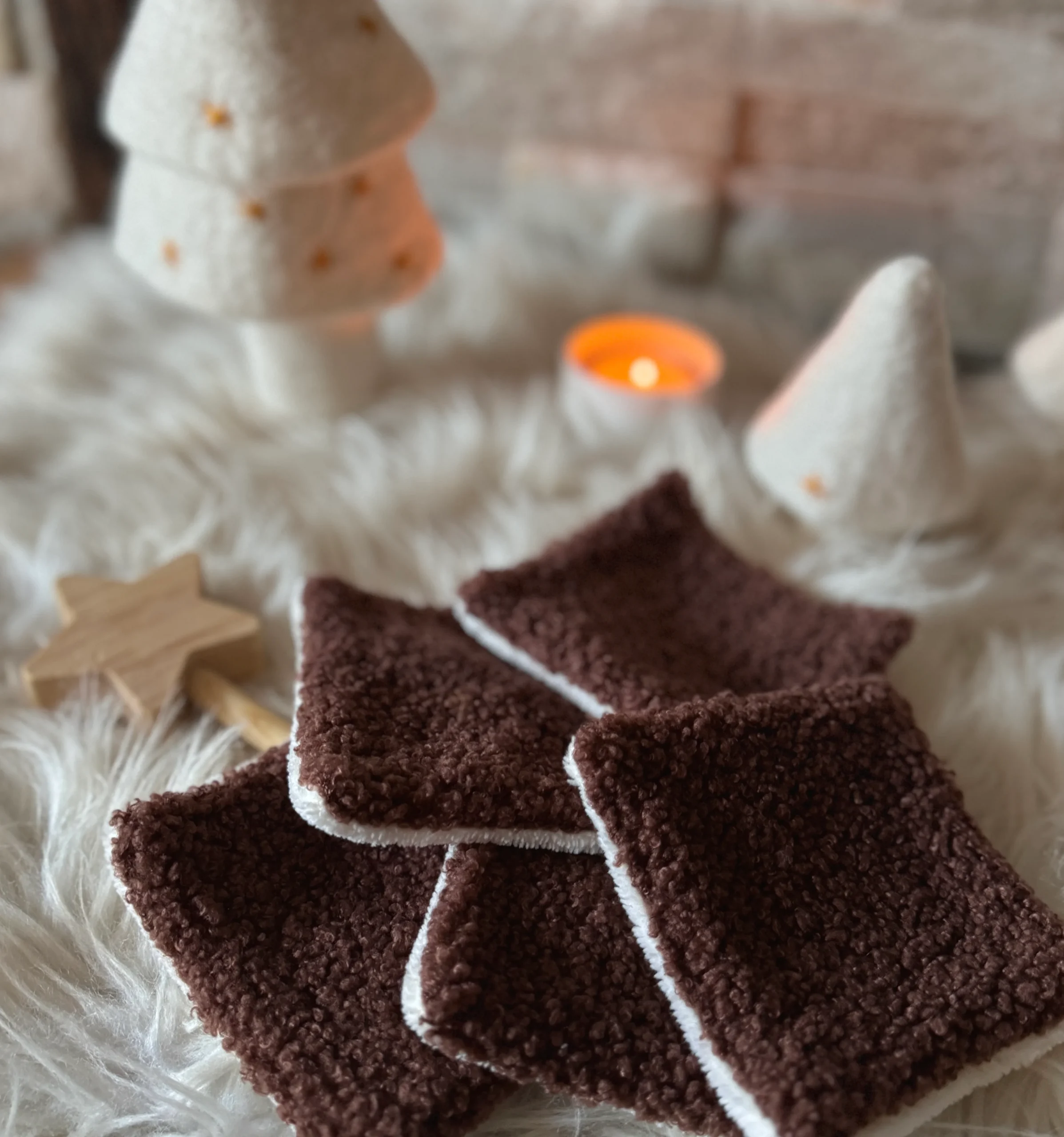 Cape de bain Lapinou / Teddy Peluche Cacao – Image 6