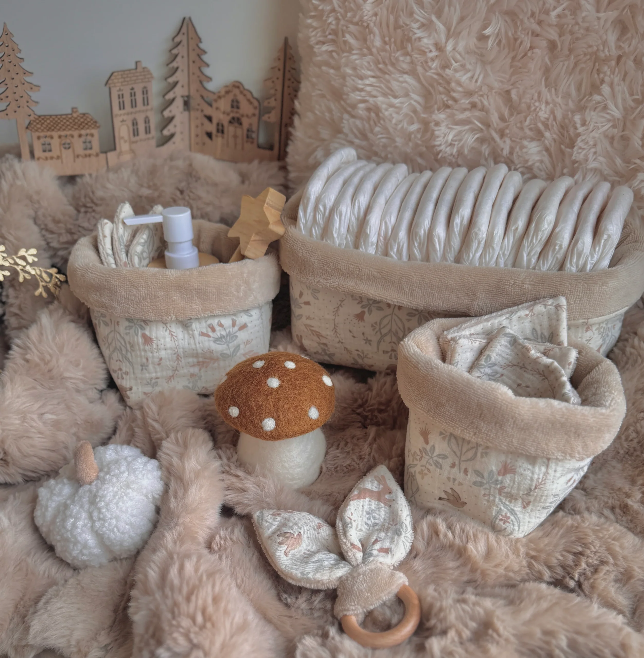 Cape de bain Lapinou / Double Gaze Kirsten – Image 7