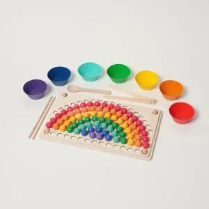 Perles arc-en-ciel Montessori