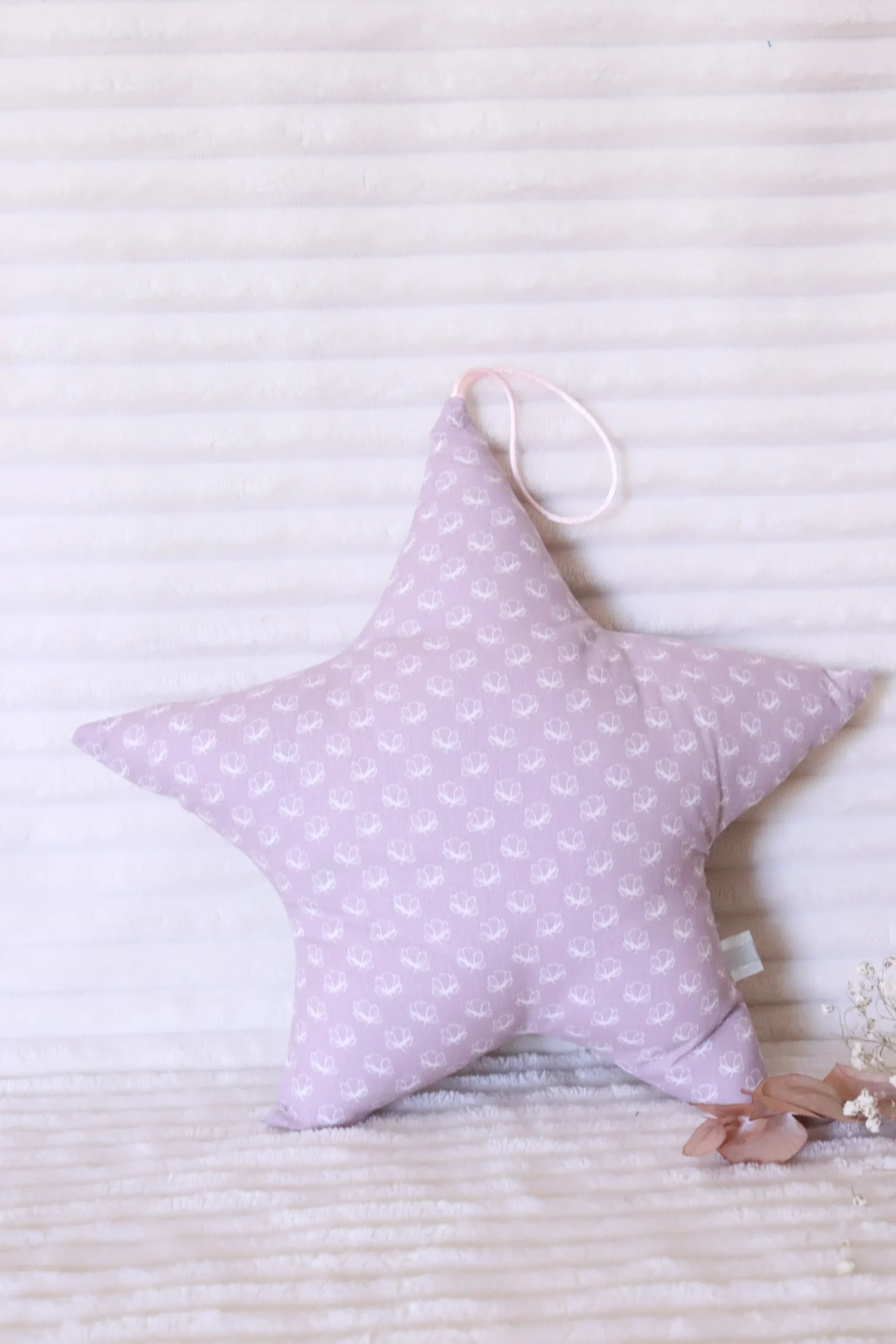 Veilleuse Étoile Violine Fleurie – Image 2