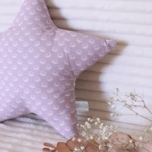 Veilleuse Étoile Violine Fleurie