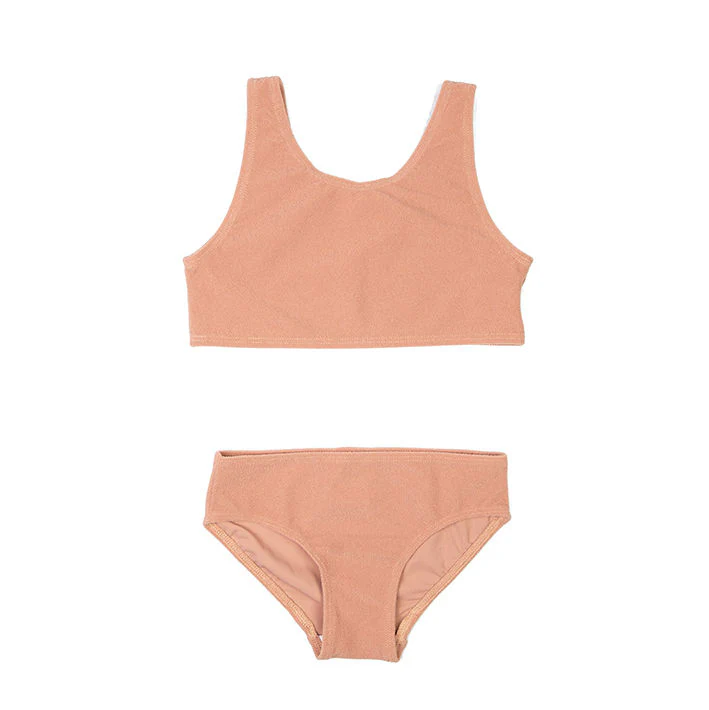 Bikini éponge Romy corail - LES PETITS DORÉS – Image 2
