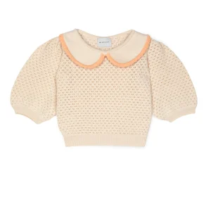 Pull Carola crème pêche - MIPOUNET