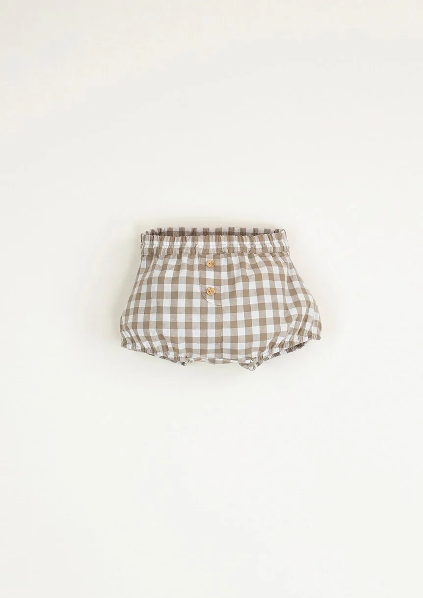 Bloomer vichy beige Bobbie - POPELIN – Image 2