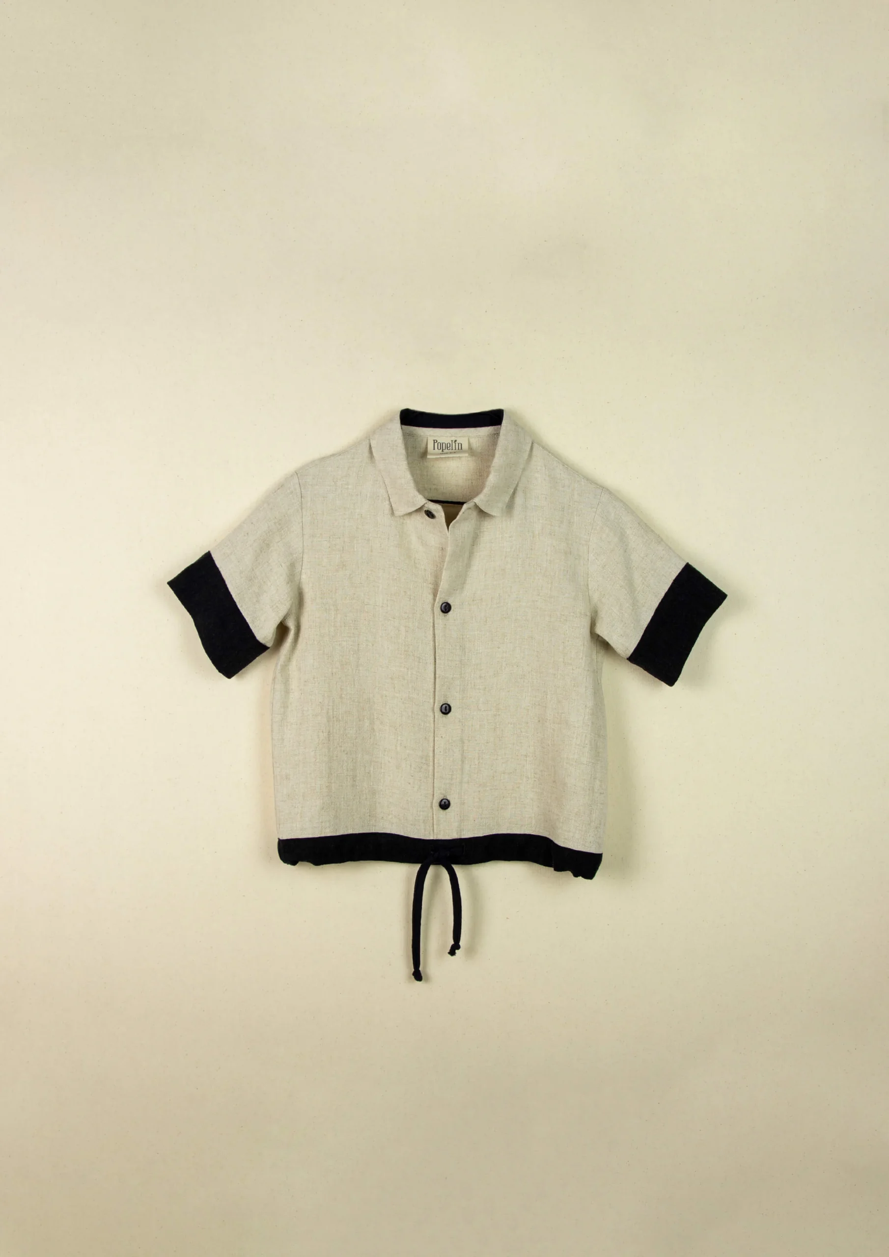 Chemise Pierrot beige - POPELIN – Image 2