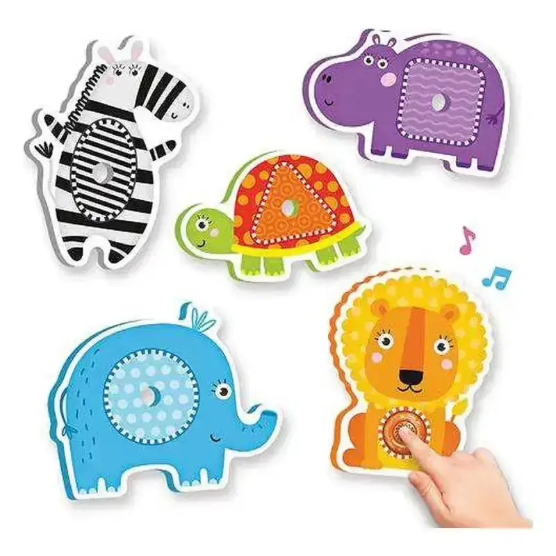Puzzle Enfant Reig Zoo Shapes animaux Musical Ferme – Image 3