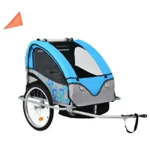 Remorque enfant pour Vélo pour Enfant 2 places