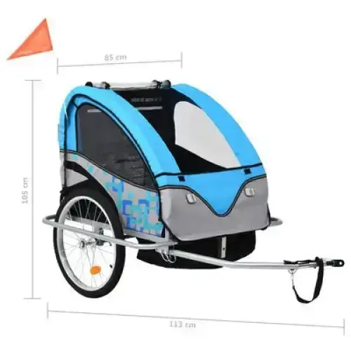 Remorque enfant pour Vélo pour Enfant 2 places – Image 7