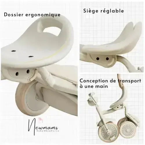 Tricycle Évolutif Bébé Pédalou - Vélo Tricycle pour Enfants – Image 3