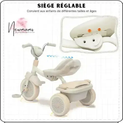 Tricycle Évolutif Bébé Pédalou - Vélo Tricycle pour Enfants – Image 6