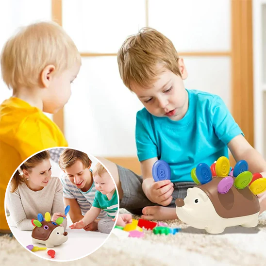 Jouet Sensoriel Motricité Fine Bebe Jeux Éducatif pour Apprendre à Compter et Les Couleurs – Image 2