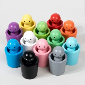 Jouet Poupées et Formes Colorées Montessori