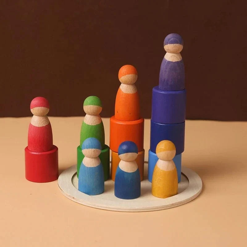 Jeu d'Empilage et de Couleurs Montessori – Image 5
