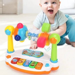 Jouets bebe | Clavier Musical Éveil Sensoriel