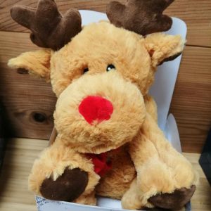 Peluche bouillotte Renne
